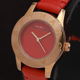 Marc Jacobs Blade Red Dial Red Leather Strap Watch for Women - MBM1210 Buy Now By Marc Jacobs