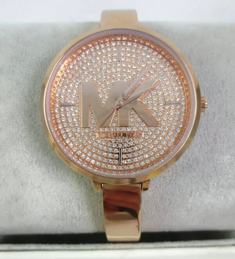 Michael Kors Blakley Crystals Rose Gold Dial Rose Gold Steel Strap Watch for Women - MK3631 Buy Now By Michael Kors