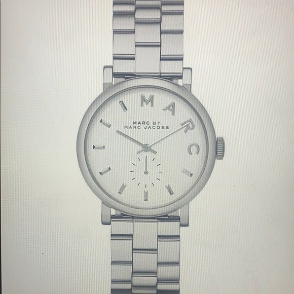 Marc Jacobs Baker Grey Dial Silver Steel Strap Watch for Women - MBM8630 Buy Now By Marc Jacobs