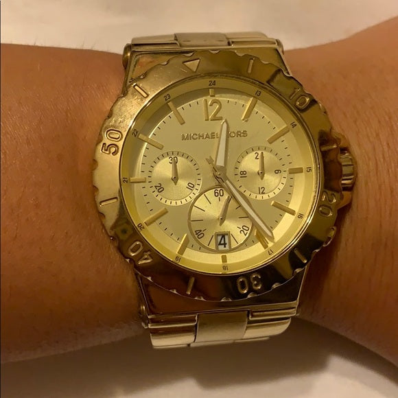 Michael Kors Dylan Gold Dial Gold Steel Strap Watch for Women - MK5313 Buy Now By Michael Kors