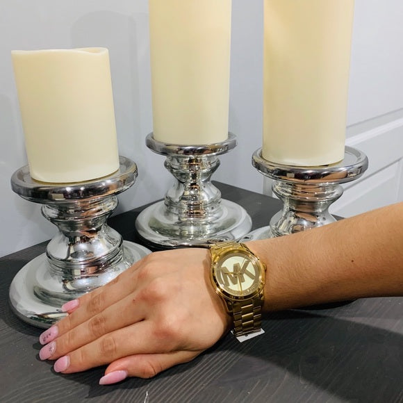 Michael Kors Runway Gold Dial Gold Steel Strap Watch for Women - MK5786 Buy Now By Michael Kors