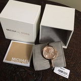 Michael Kors Blakley Crystals Rose Gold Dial Rose Gold Steel Strap Watch for Women - MK3631 Buy Now By Michael Kors