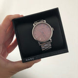 Marc Jacobs Baker Pink Dial Silver Steel Strap Watch for Women - MBM3280 Buy Now By Marc Jacobs