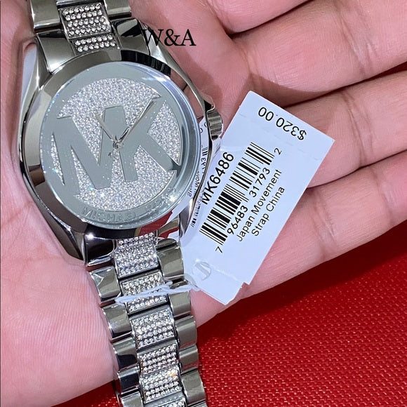 Michael Kors Bradshaw Silver Dial Silver Stainless Steel Strap Watch for Women - MK6486 Buy Now By Michael Kors