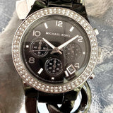 Michael Kors Ceramic Black Dial Black Steel Strap Watch for Women - MK5388 Buy Now By Michael Kors