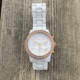 Michael Kors Ceramic White Dial White Steel Strap Watch for Women - MK5269 Buy Now By Michael Kors