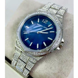 Michael Kors Lennox Three Hand Blue Dial Silver Steel Strap Watch For Women - MK6990 Buy Now By Michael Kors