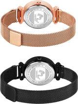 Emporio Armani Gianni T Bar Mother of Pearl Dial Rose Gold Mesh Bracelet Watch For Women - AR11320 Buy Now By Emporio Armani