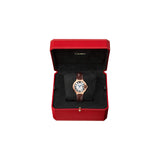 Shop Cartier Ballon Bleu De Cartier Silver Dial Brown Leather Strap Watch for Women - W6920097 in USA