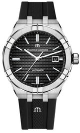Maurice Lacroix Aikon Automatic Black Dial Black Rubber Strap Watch For Men - AI6008-SS000-330-2 Buy Now By Maurice Lacroix