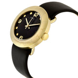 Marc Jacobs Amy Black Dial Black Leather Strap Watch for Women - MBM1154 Buy Now By Marc Jacobs