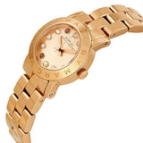Marc Jacobs Amy Rose Gold Dial Rose Gold Steel Strap Watch for Women - MBM3219 Buy Now By Marc Jacobs