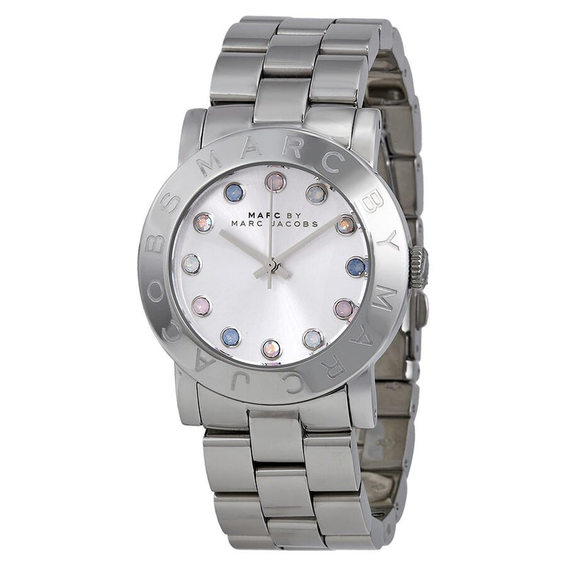 Marc Jacobs Amy Dexter Silver Dial Silver Steel Strap Watch for Women - MBM3214 Buy Now By Marc Jacobs