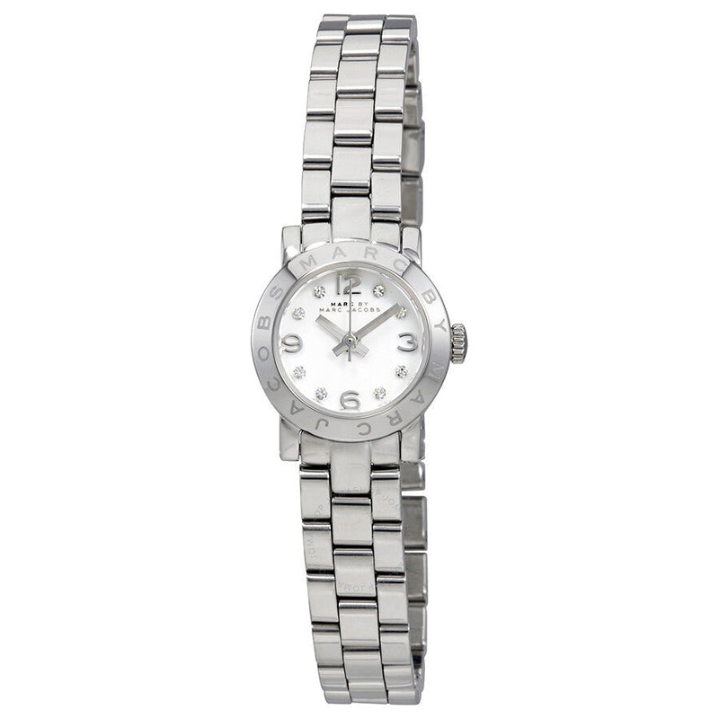 Marc Jacobs Amy Dinky White Dial Silver Steel Strap Watch for Women - MBM3225 Buy Now By Marc Jacobs