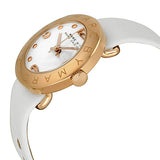 Marc Jacobs Amy White Dial White Leather Strap Watch for Women - MBM1180 Buy Now By Marc Jacobs