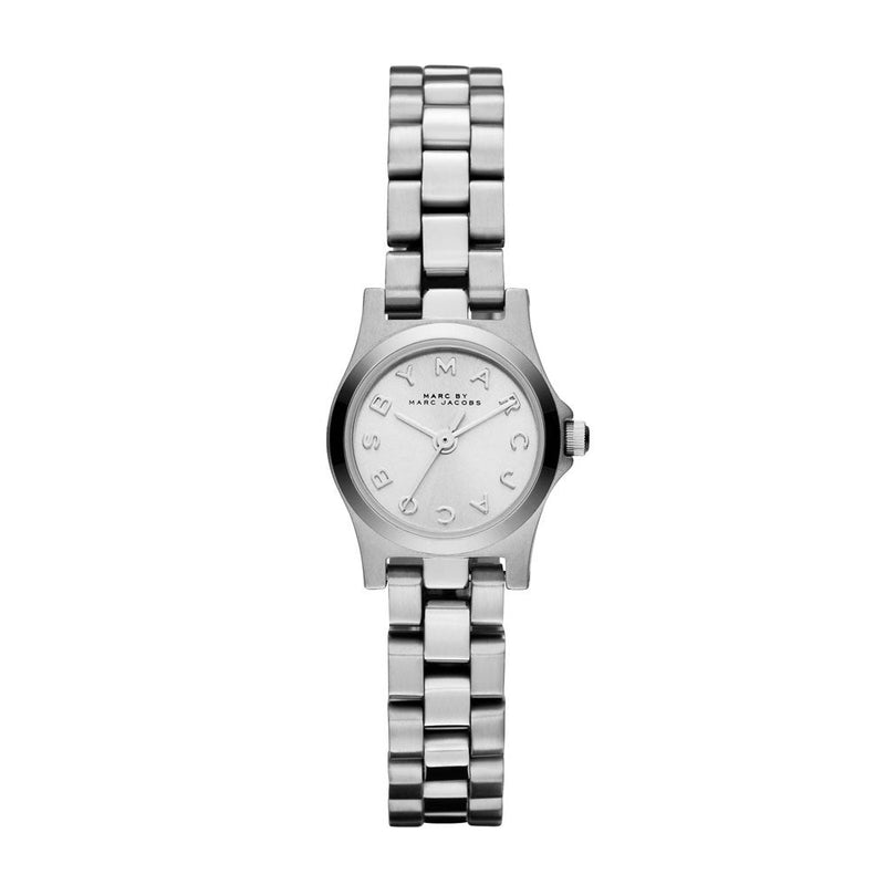Marc Jacobs Henry Dinky Silver Dial Silver Steel Strap Watch for Women - MBM3198 Buy Now By Marc Jacobs