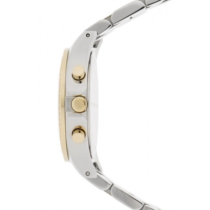 Marc Jacobs Henry Chronograph Silver Dial Two Tone Steel Strap Watch for Women - MBM3197 Buy Now By Marc Jacobs