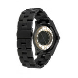 Marc Jacobs Henry Transparent Black Dial Black Steel Strap Watch for Women - MBM3255 Buy Now By Marc Jacobs
