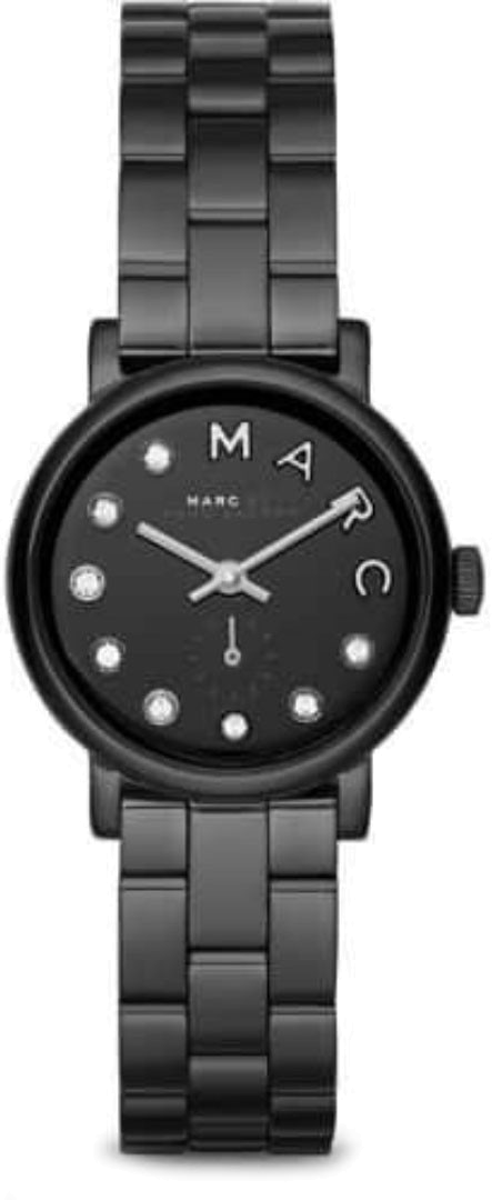 Marc Jacobs Marc Black Dial Black Steel Strap Watch for Women - MBM8673 Buy Now By Marc Jacobs