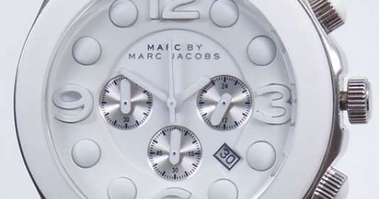Marc Jacobs Pelly White Dial White Silicone Strap Watch for Women - MBM2565 Buy Now By Marc Jacobs