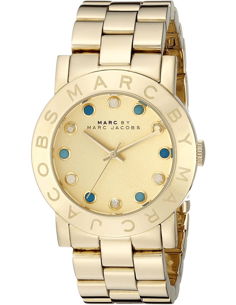 Marc Jacobs Amy Dexter Gold Dial Gold Steel Strap Watch for Women - MBM3215 Buy Now By Marc Jacobs