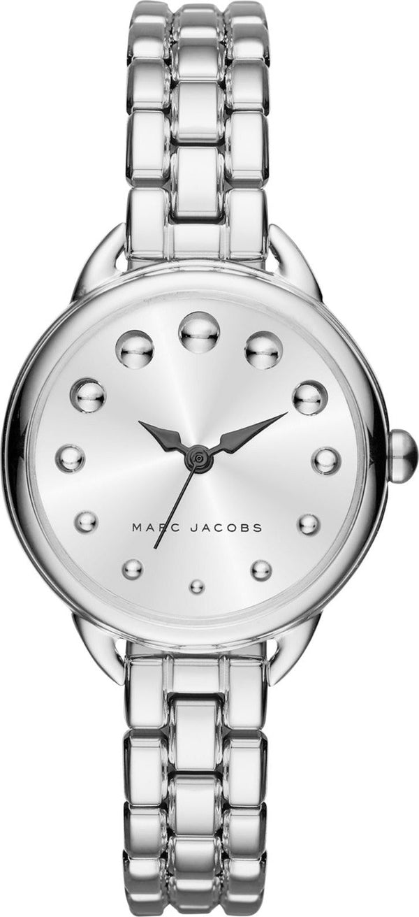 Shop Marc Jacobs Betty White Dial Silver Steel Strap Watch for Women - MJ3497 in USA