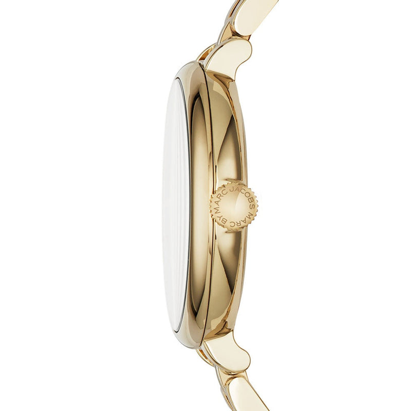 Marc Jacobs Sally Champagne Gold Dial Gold Steel Strap Watch for Women - MBM3363 Buy Now By Marc Jacobs
