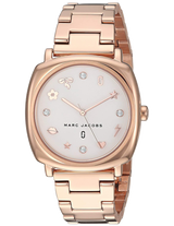 Marc Jacobs Mandy White Dial Rose Gold Steel Strap Watch for Women - MJ3574 Buy Now By Marc Jacobs