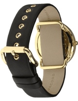 Marc Jacobs Amy Black Dial Black Leather Strap Watch for Women - MBM1154 Buy Now By Marc Jacobs