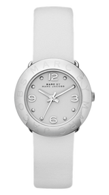 Marc Jacobs Blade White Dial White Leather Strap Watch for Women - MBM1223 Buy Now By Marc Jacobs