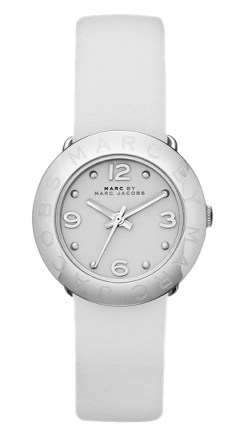 Marc Jacobs Blade White Dial White Leather Strap Watch for Women - MBM1223 Buy Now By Marc Jacobs