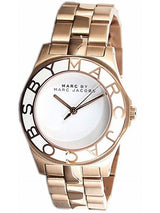 Marc Jacobs Blade White Dial Gold Steel Strap Watch for Women - MBM3075 Buy Now By Marc Jacobs