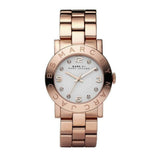 Marc Jacobs Amy White Dial Rose Gold Steel Strap Watch for Women - MBM3077 Buy Now By Marc Jacobs