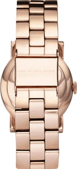 Marc Jacobs Amy White Dial Rose Gold Steel Strap Watch for Women - MBM3077 Buy Now By Marc Jacobs