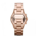 Marc Jacobs Rock Chronograph Rose Gold Dial Rose Gold Steel Strap Watch for Women - MBM3156 Buy Now By Marc Jacobs