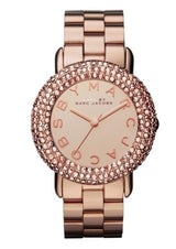 Marc Jacobs Marci Crystals Rose Gold Dial Rose Gold Steel Strap Watch for Women - MBM3192 Buy Now By Marc Jacobs