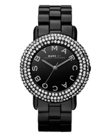 Marc Jacobs Marci Black Dial Black Steel Dial Strap Watch for Women - MBM3193 Buy Now By Marc Jacobs