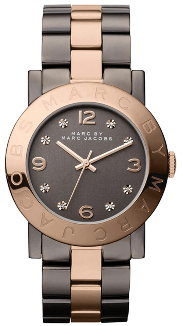 Marc Jacobs Amy Grey Dial Two Tone Steel Strap Watch for Women - MBM3195 Buy Now By Marc Jacobs