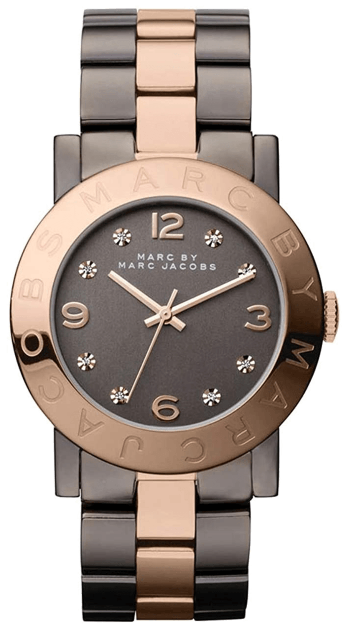 Marc Jacobs Amy Grey Dial Two Tone Steel Strap Watch for Women - MBM3195 Buy Now By Marc Jacobs