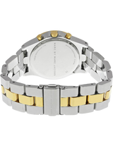 Marc Jacobs Henry Chronograph Silver Dial Two Tone Steel Strap Watch for Women - MBM3197 Buy Now By Marc Jacobs