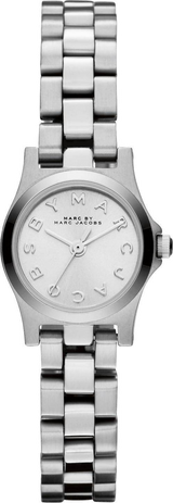 Marc Jacobs Henry Dinky Silver Dial Silver Steel Strap Watch for Women - MBM3198 Buy Now By Marc Jacobs