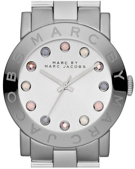 Marc Jacobs Amy Dexter Silver Dial Silver Steel Strap Watch for Women - MBM3214 Buy Now By Marc Jacobs