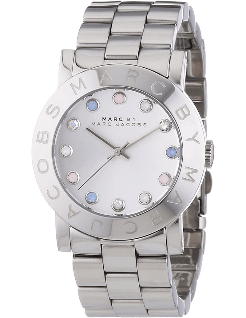Marc Jacobs Amy Dexter Silver Dial Silver Steel Strap Watch for Women - MBM3214 Buy Now By Marc Jacobs