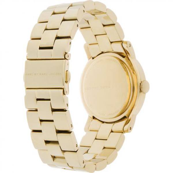 Marc Jacobs Amy Blue Dial Gold Steel Strap Watch for Women - MBM3220 Buy Now By Marc Jacobs