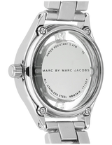 Marc Jacobs Tether Transparent Silver Dial Silver Steel Strap Watch for Women - MBM3416 Buy Now By Marc Jacobs