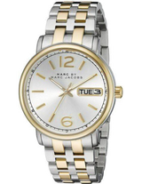 Marc Jacobs Fergus Silver Dial Two Tone Steel Strap Watch for Women - MBM3426 Buy Now By Marc Jacobs