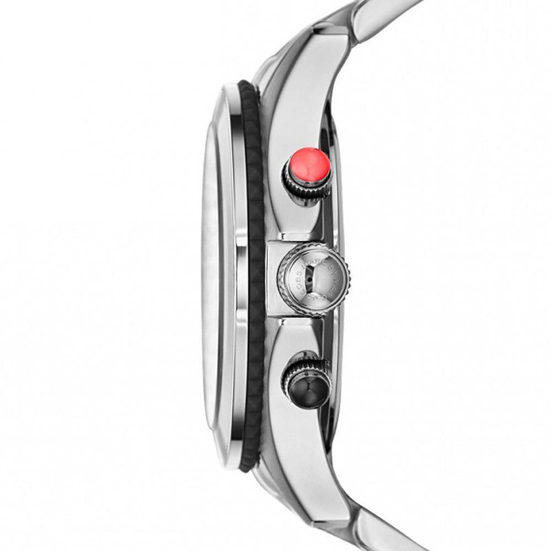 Marc Jacobs Rock Chronograph White Dial Silver Steel Strap Watch for Men - MBM5027 Buy Now By Marc Jacobs