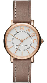 Marc Jacobs Roxy White Dial Light Brown Leather Strap Watch for Women - MJ1538 Buy Now By Marc Jacobs
