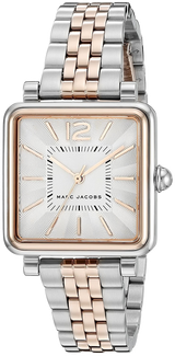 Marc Jacobs Vic Silver Dial Two Tone Steel Strap Watch for Women - MJ3463 Buy Now By Marc Jacobs