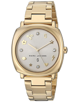 Marc Jacobs Mandy White Dial Gold Steel Strap Watch for Women - MJ3573 Buy Now By Marc Jacobs